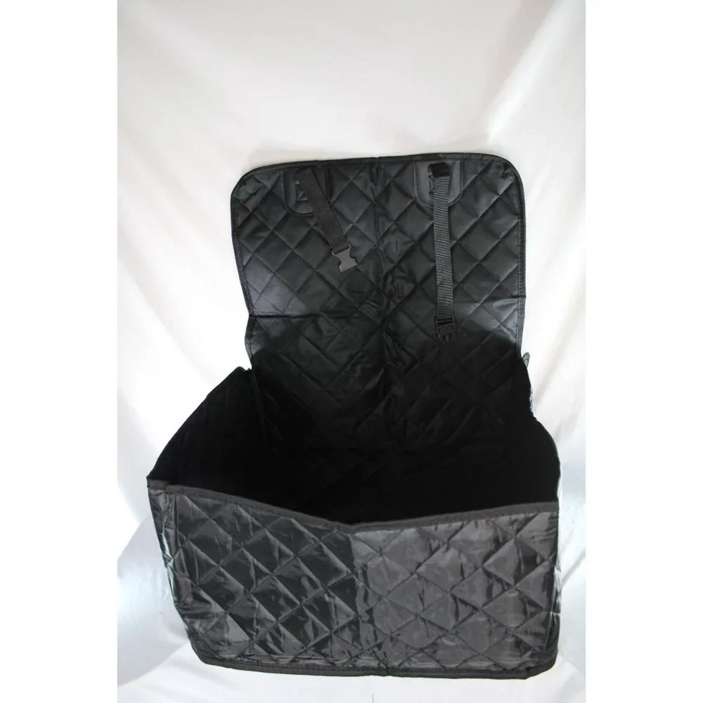Dog Car Seat Black Quilted Medium in Package 89278